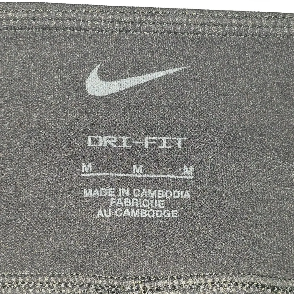 Nike Dri Fit‎ Skort Womens M Black Lined Stretch Golf Tennis Pleated Athleisure